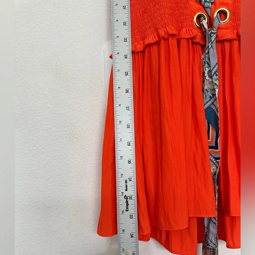 Ramy brook orange brior bianca dress Small NWT‎